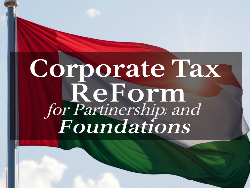 UAE Corporate Tax Reform: New Benefits for Partnerships and&nbsp;Foundations